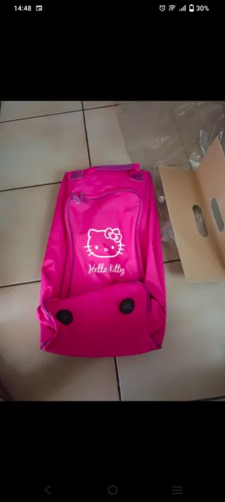 Trolley bimba Hello Kitty rosa
