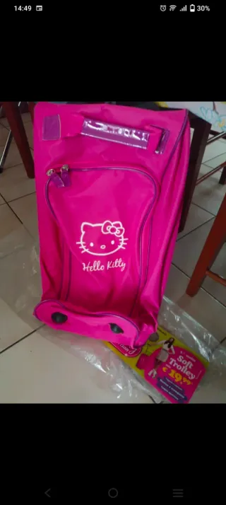 Trolley bimba Hello Kitty rosa