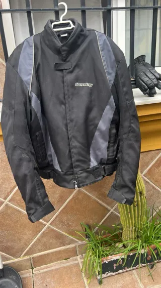 Chaqueta Moto Freeday Negra y Gris talla xl