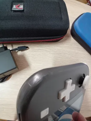 Switch Lite + Cargador + 2 Fundas + FIFA + memoria