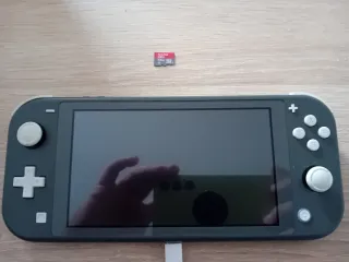 Switch Lite + Cargador + 2 Fundas + FIFA + memoria