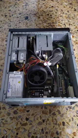 Torre Ordenador Microstar Plata/Negro