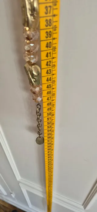 Collar TERIA YABAR oro y rosa