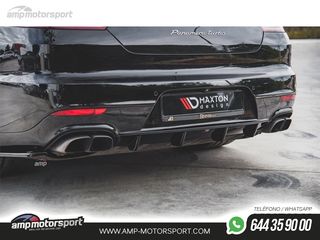 DIFUSOR TRASERO PORSCHE PANAMERA 2013-2016 NEGRO MATE