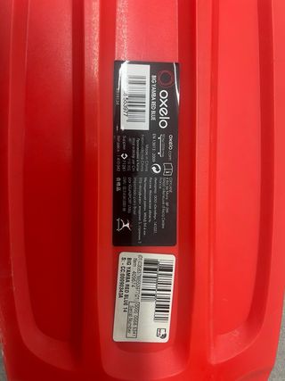 Monopatín 4 ruedas rojo