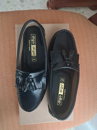 Mocasines Castellanos Negros Talla 36