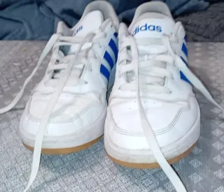 Playeras Adidas Blancas y Azules