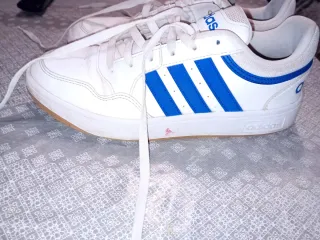 Playeras Adidas Blancas y Azules