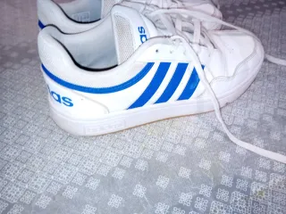 Playeras Adidas Blancas y Azules