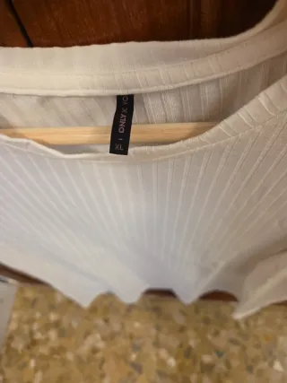 Camiseta blanca manga larga