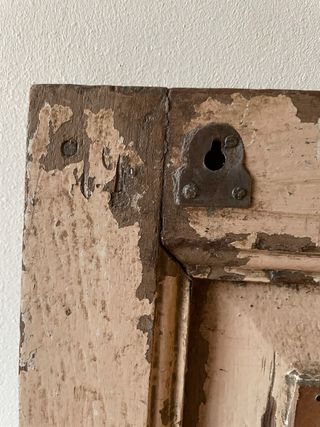 Espejo rústico madera maciza estilo vintage / boho