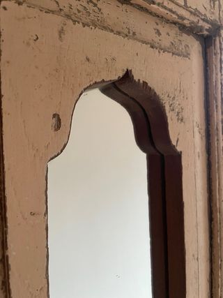 Espejo rústico madera maciza estilo vintage / boho