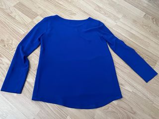 Blusa BIOMBO 13, azul manga larga