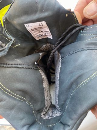 Botas de trabajo Curgal Negras y Amarillas