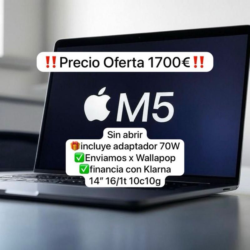 MacBook Pro M5 14 16GB 1T SIN ABRIR