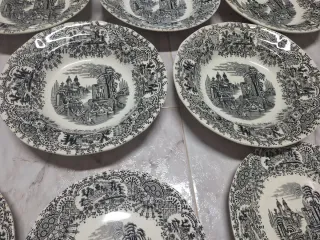 Juego de vajilla vintage Cartuja de Sevilla