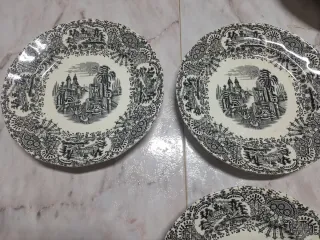 Juego de vajilla vintage Cartuja de Sevilla