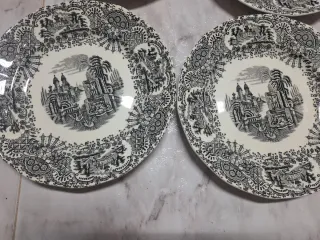 Juego de vajilla vintage Cartuja de Sevilla