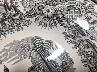 Juego de vajilla vintage Cartuja de Sevilla