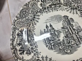 Juego de vajilla vintage Cartuja de Sevilla