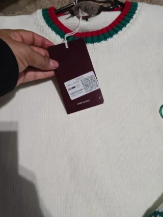 Jersey Gucci Punto Blanco y Verde
