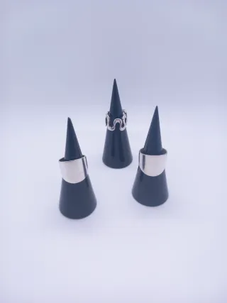 Conjunto 3 Anillos Plata 1ª Ley (7-269)