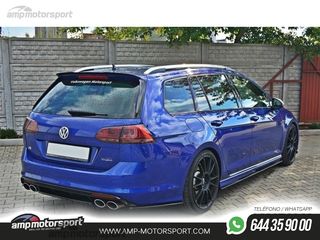AÑADIDO DE DIFUSOR VW GOLF MK7 R 2012-2016 LOOK CARBONO