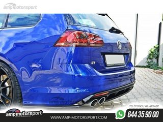 AÑADIDO DE DIFUSOR VW GOLF MK7 R 2012-2016 LOOK CARBONO