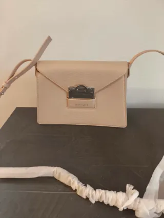 Borsa a tracolla Trussardi beige