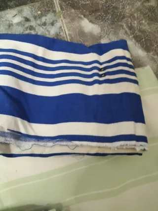 4 retales antiguos tela colchón tela antigua