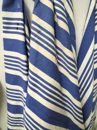 4 retales antiguos tela colchón tela antigua