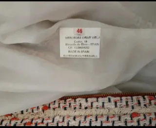 Chaqueta Tweed Mercedes Orive Estilo Chanel