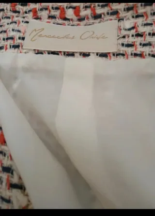 Chaqueta Tweed Mercedes Orive Estilo Chanel