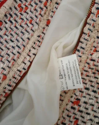 Chaqueta Tweed Mercedes Orive Estilo Chanel