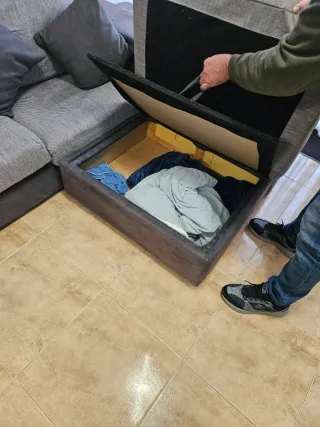 Sofá Chaise Longue Gris