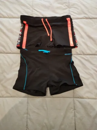 Lote 2 Bañadores niño Nabaiji Negro