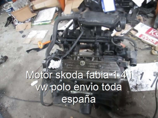 Motor AQW AKK APE Skoda Fabia VW Polo 1.4
