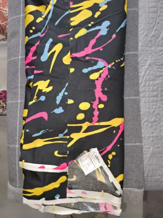 Telas para vestidos (multicolor y negro)