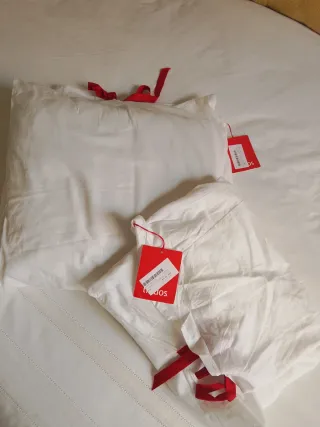 Colcha Lino Pliegues 220x240 Sin Estrenar