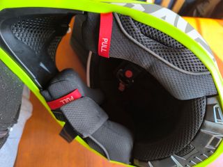 Casco Motocross Raven Negro y Amarillo