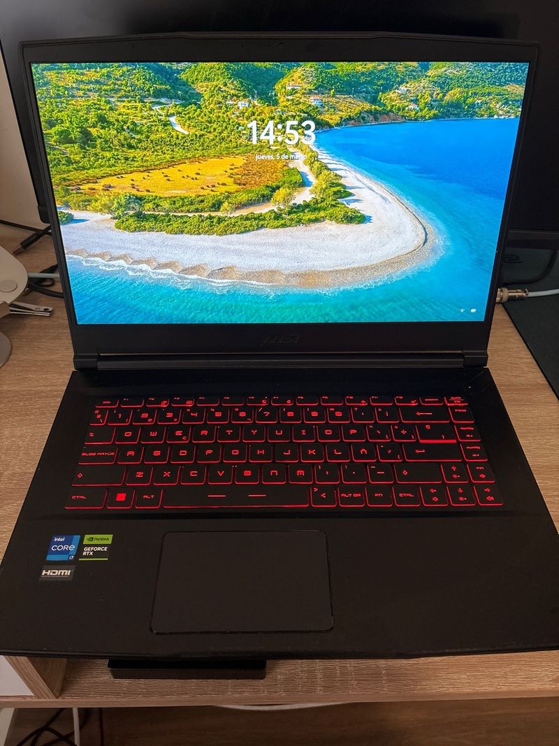 MSI Thin GF63VE Portátil Gaming i7 16GB Ram RTX40 afbeelding 5