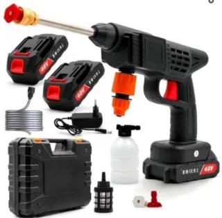 Pistola Idropulitrice a Batteria Ricaricabile Set