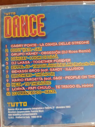CD Tutto Dance Hits 2003