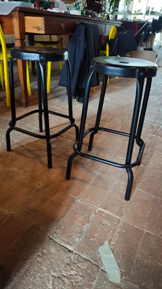 2 Taburetes IKEA RÅSKOG Negros
