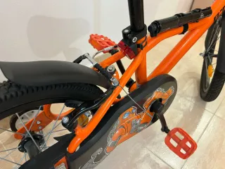 Bicicleta Infantil Naranja B'TWIN