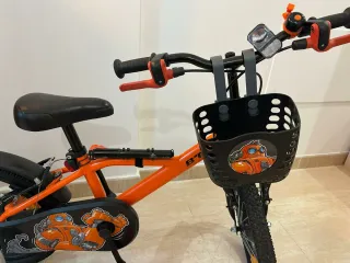 Bicicleta Infantil Naranja B'TWIN