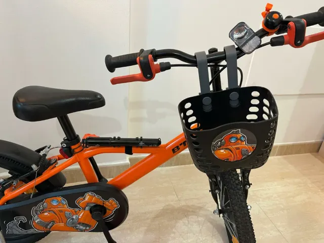 Bicicleta Infantil Naranja B'TWIN