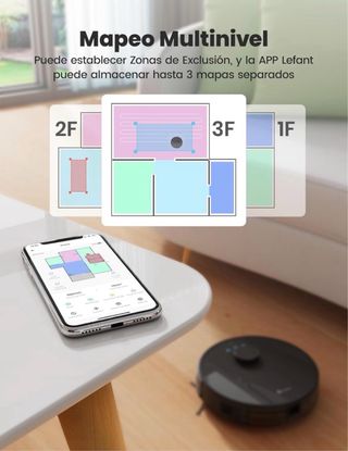 Robot Aspiradora Lefant M1