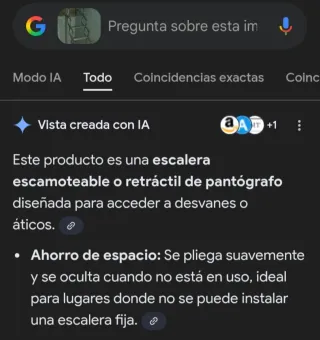 Escalera Escamoteable Plegable