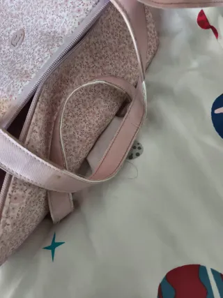 Maleta Pasito a Pasito floral rosa